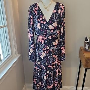 Floral Long Sleeve Dress